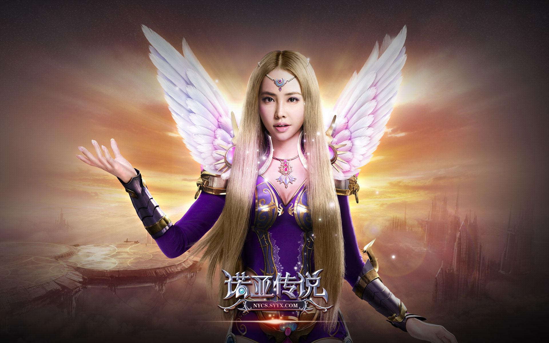 蔡依林代言网游《诺亚传说》壁纸(6)