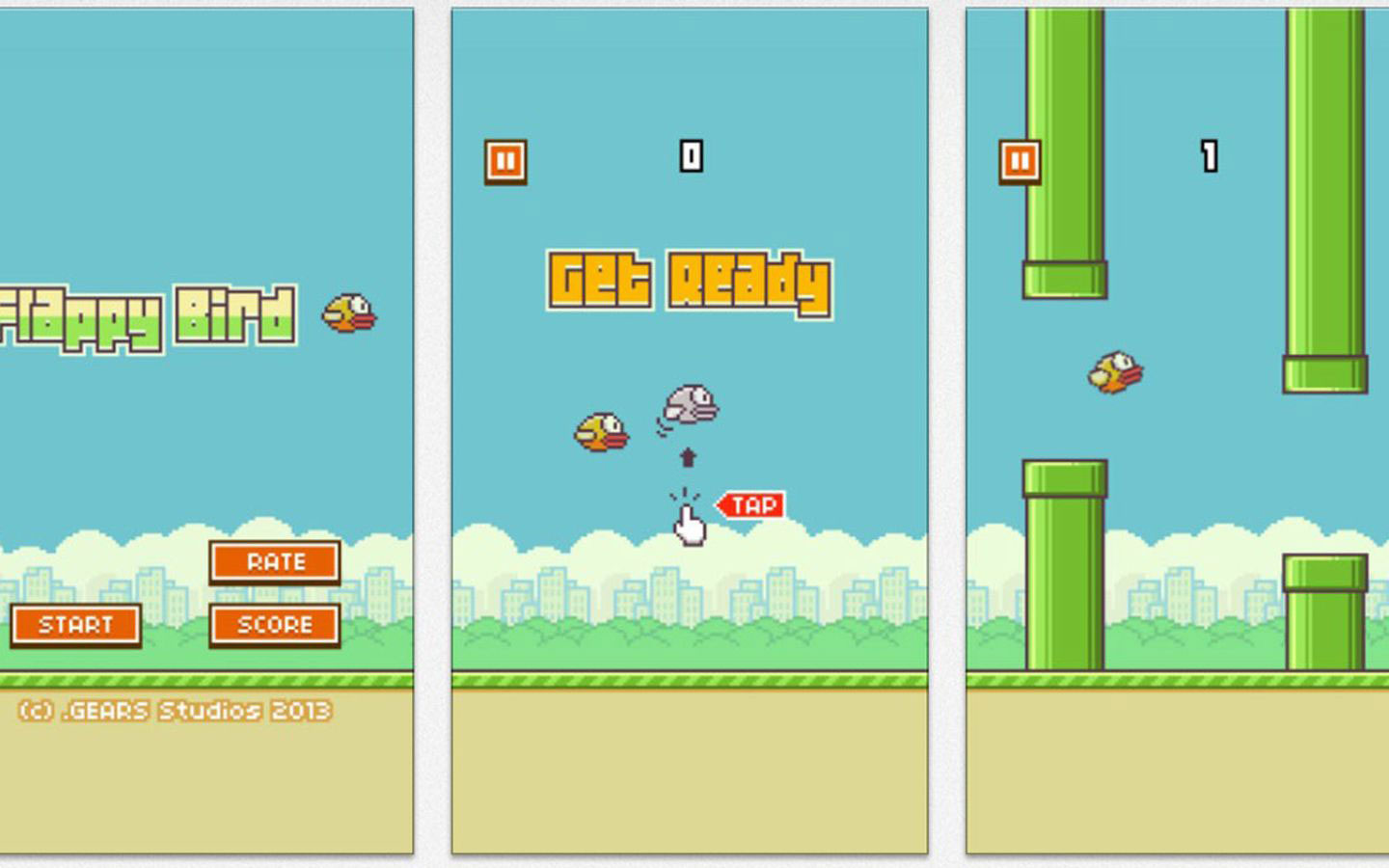 《Flappy Bird》电脑桌面壁纸(2)