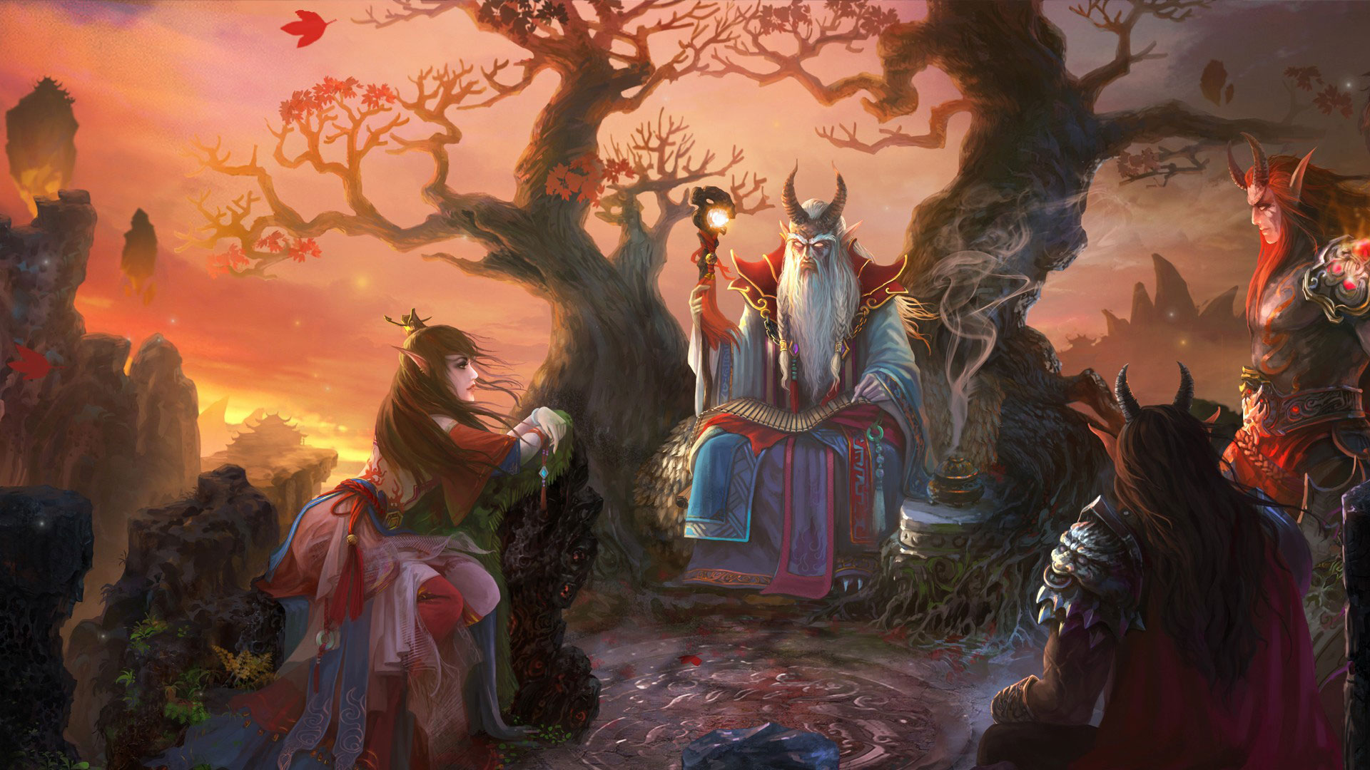奇幻网游《传世》桌面壁纸(6)