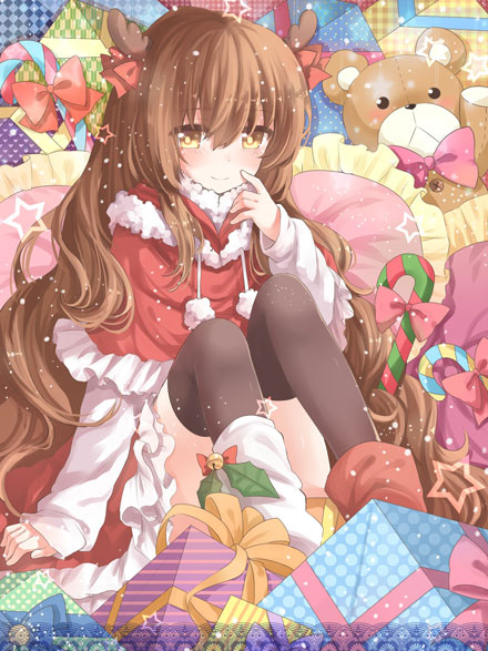 二次元圣诞美少女美图赏一(21)