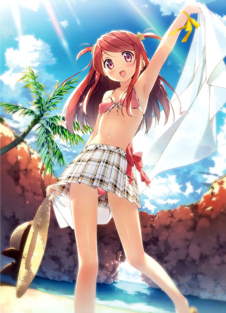 二次元格子裙美少女美图赏(5)