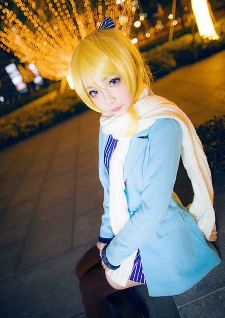 萌妹绚濑绘里圣诞未觉醒COS(2)