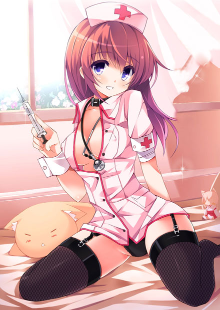 二次元护士装美少女美图赏二(15)