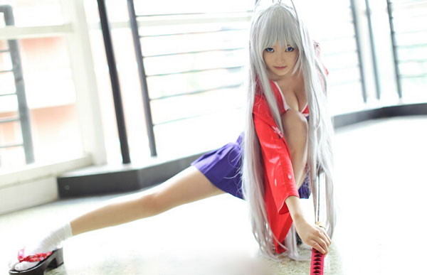 宅男女神柳侑绮枣真夜诱人COS(6)