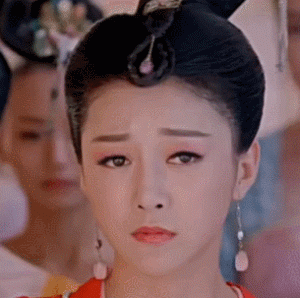 萧才人翻白眼表情搞笑GIF(4)