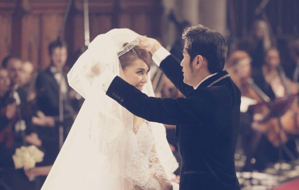 周杰伦昆凌婚纱写真&婚礼现场美图赏(7)