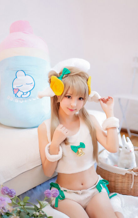 南小鸟卡牌绵羊装cosplay(7)