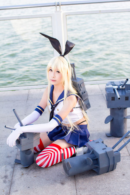 《舰队Collection》岛风娘Cos(2)