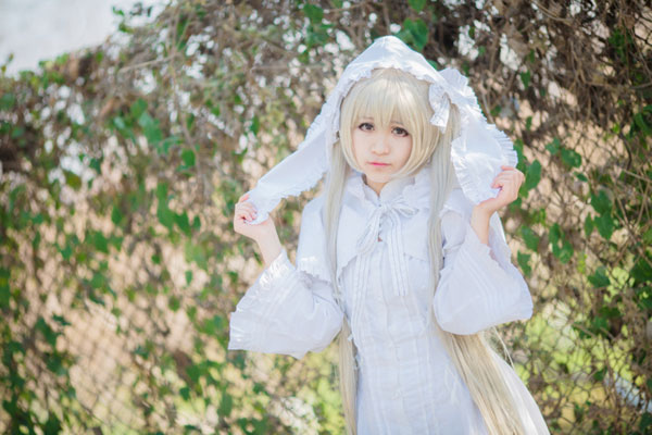 清纯萌妹春日野穹唯美COS(8)