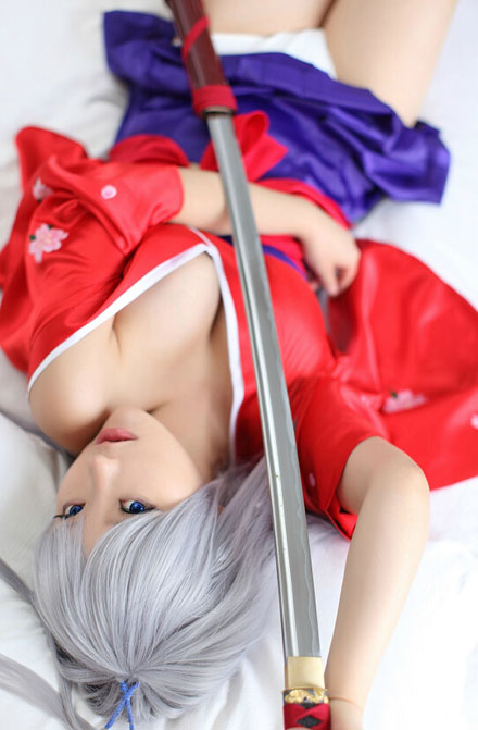 宅男女神柳侑绮枣真夜诱人COS(7)