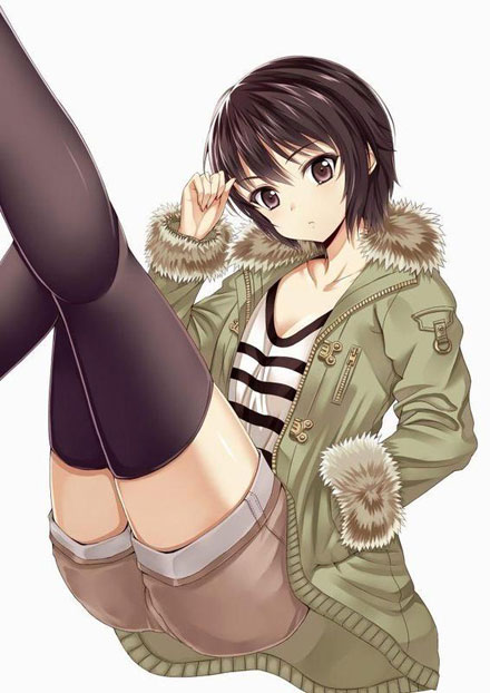 二次元热裤美少女美图赏一(7)