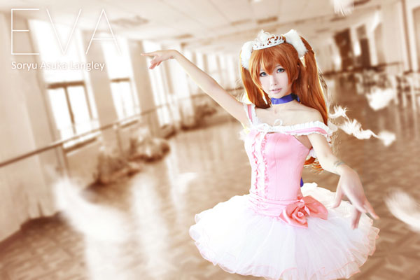 《EVA》明日香芭蕾裙COS(4)
