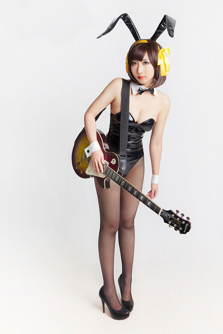 凉宫春日黑丝兔女郎性感COS(9)