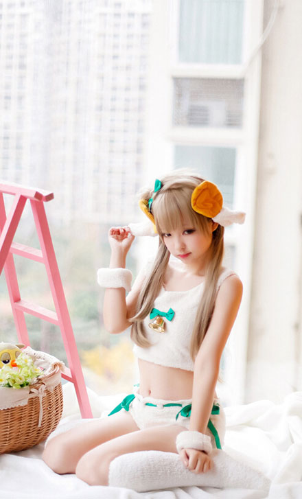 南小鸟卡牌绵羊装cosplay(10)