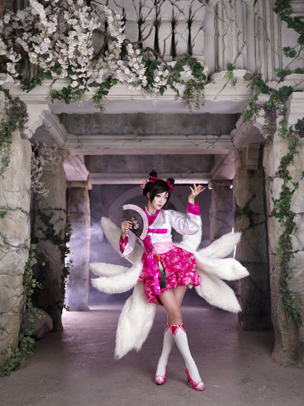 螺旋猫miyuko阿狸精美cos(11)