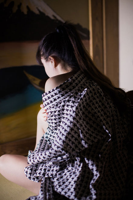 宅男女神柳侑绮日系浴衣爆乳写真(6)