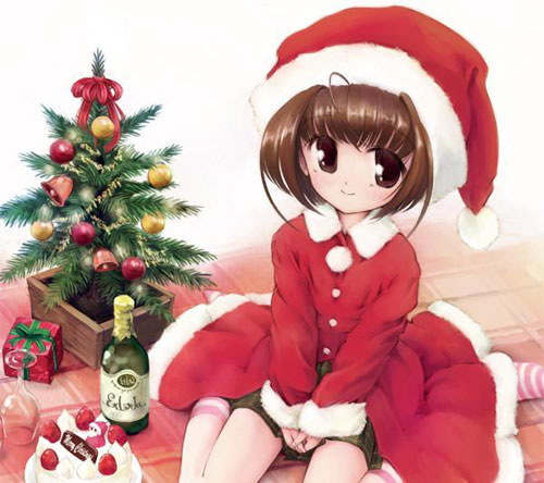 二次元圣诞美少女美图赏五(10)