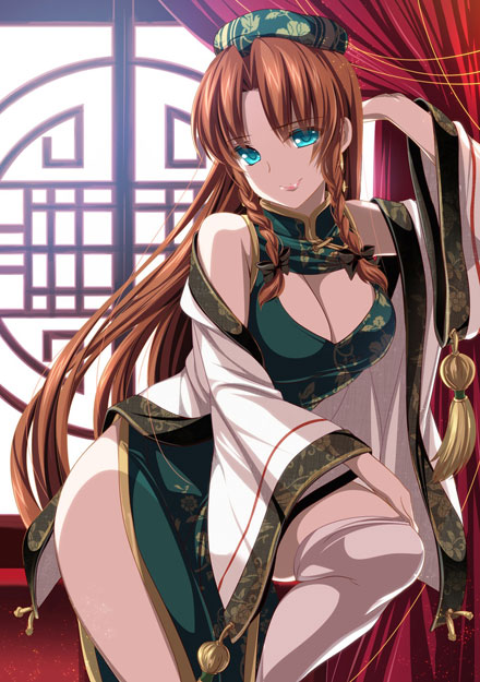 二次元旗袍美少女性感美图赏二(6)