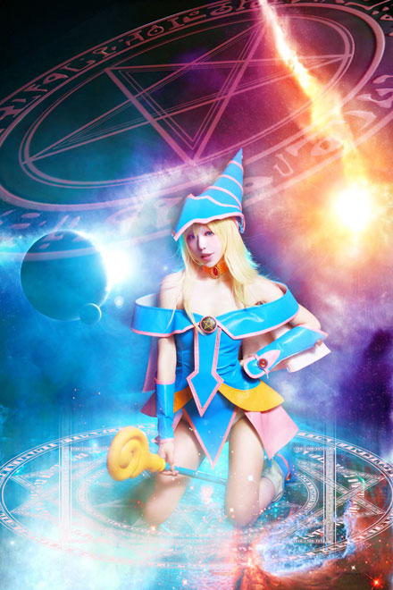 《游戏王》黑魔导女孩精美cosplay(4)
