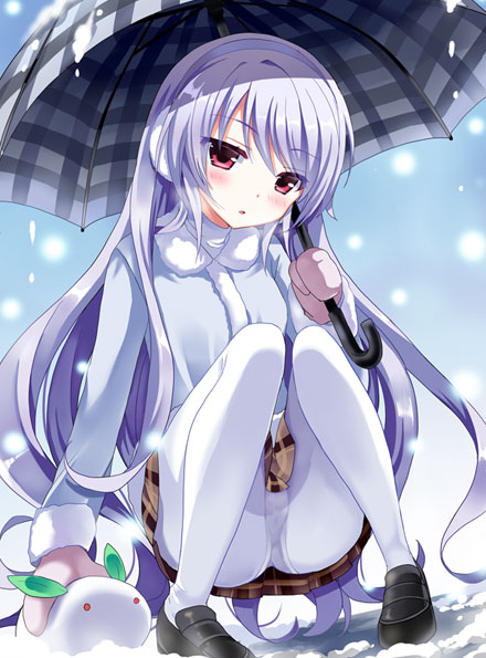 二次元格子裙美少女美图赏(6)
