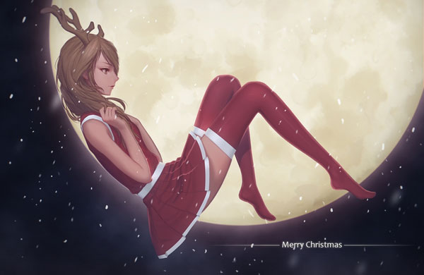 二次元圣诞美少女美图赏五(28)