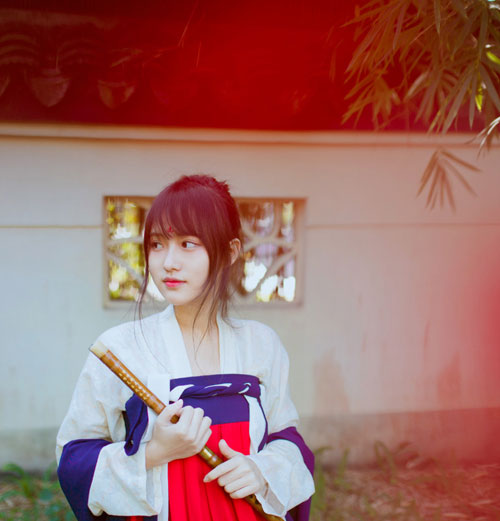 小清新养眼美女汉服唯美写真(5)
