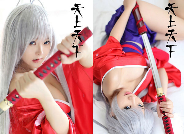 宅男女神柳侑绮枣真夜诱人COS(2)