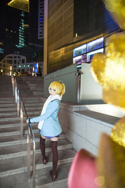 萌妹绚濑绘里圣诞未觉醒COS(9)