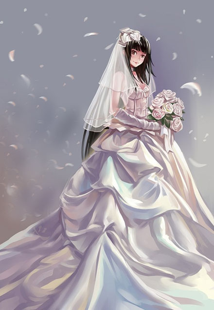 二次元婚纱美少女图集4(19)