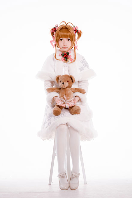 《魔卡少女樱》木之本樱&李小狼圣诞COS(5)