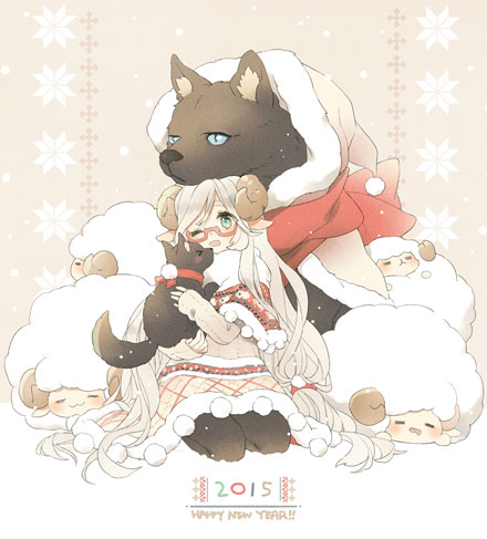 二次元美少女2015恭贺新年图集二(24)