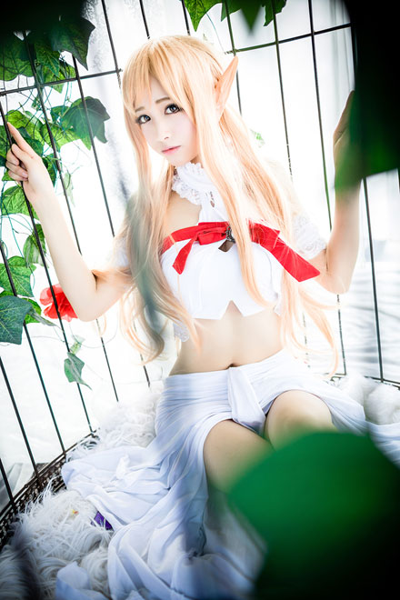《刀剑神域》亚丝娜绝美COS(8)