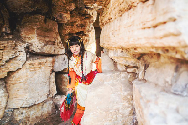 七夜娃娃《古剑奇谭》襄铃cosplay(4)
