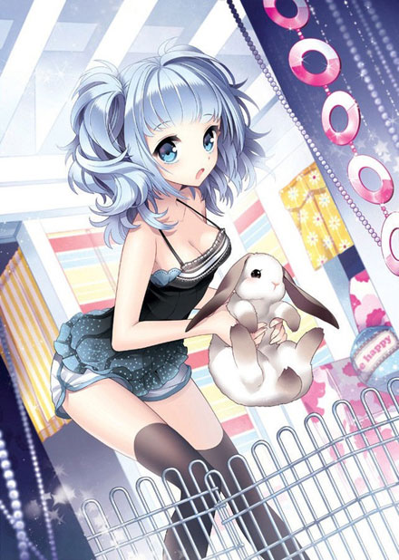 二次元热裤美少女美图赏二(9)