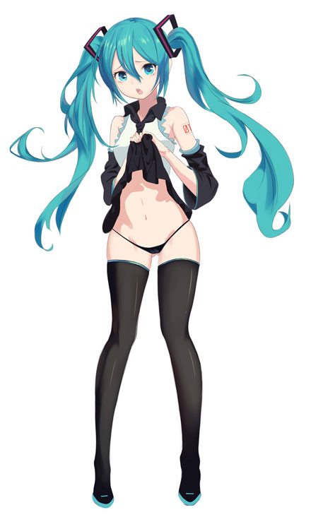 二次元低腰胖次美少女美图集(27)