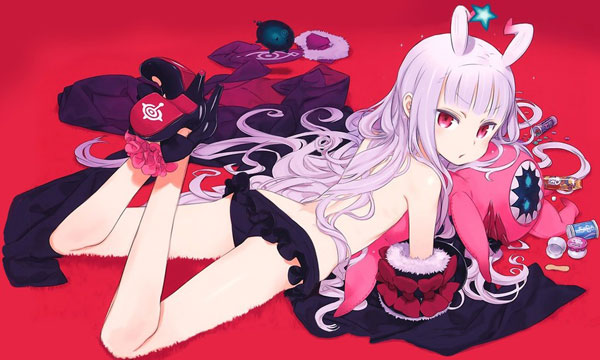 二次元低腰胖次美少女美图集(9)