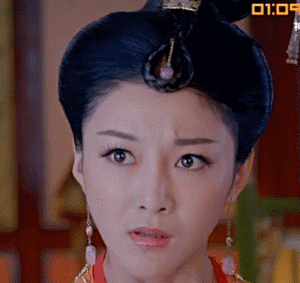 萧才人翻白眼表情搞笑GIF(5)