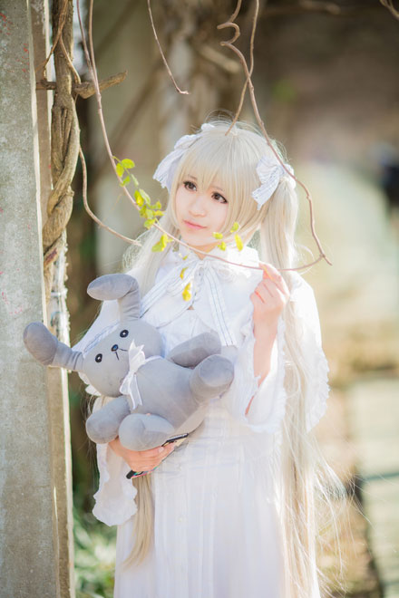 清纯萌妹春日野穹唯美COS(5)
