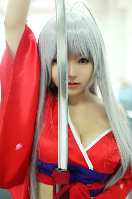 宅男女神柳侑绮枣真夜诱人COS(8)
