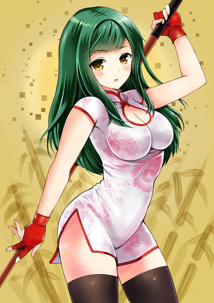 二次元旗袍美少女性感美图赏三(9)