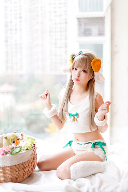 南小鸟卡牌绵羊装cosplay(9)