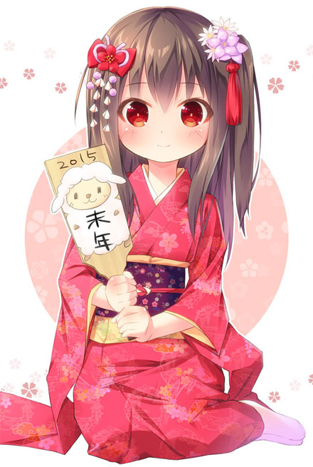 二次元美少女2015恭贺新年图集三(2)