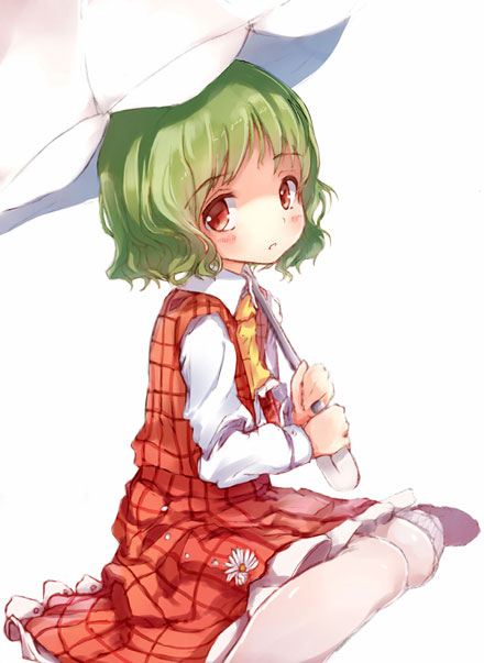 二次元格子裙美少女美图赏二(13)