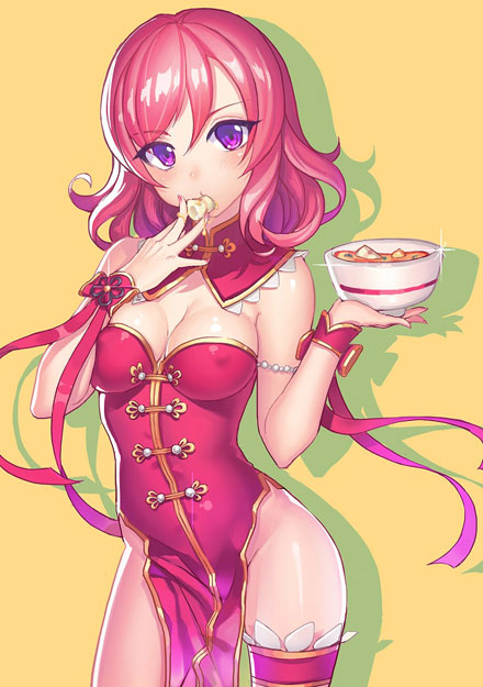 二次元旗袍美少女性感美图赏二(21)