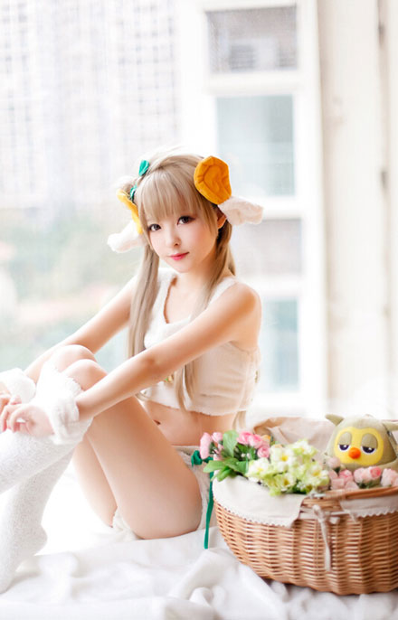 南小鸟卡牌绵羊装cosplay(11)