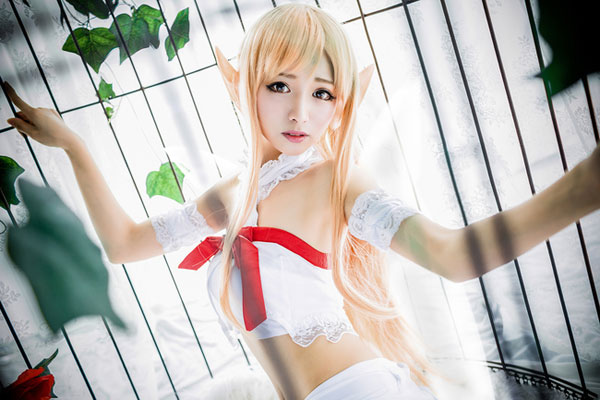 《刀剑神域》亚丝娜绝美COS(3)