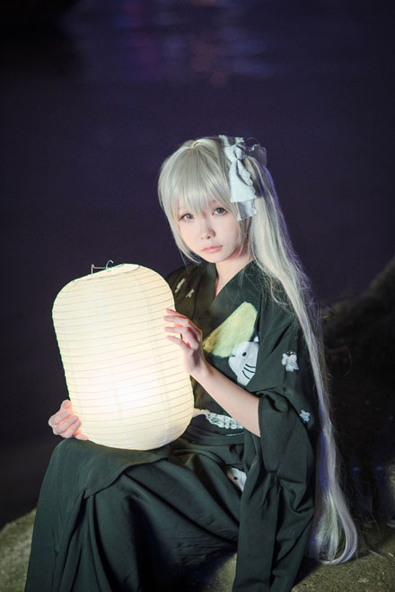 《缘之空》春日野穹浴衣COS(3)