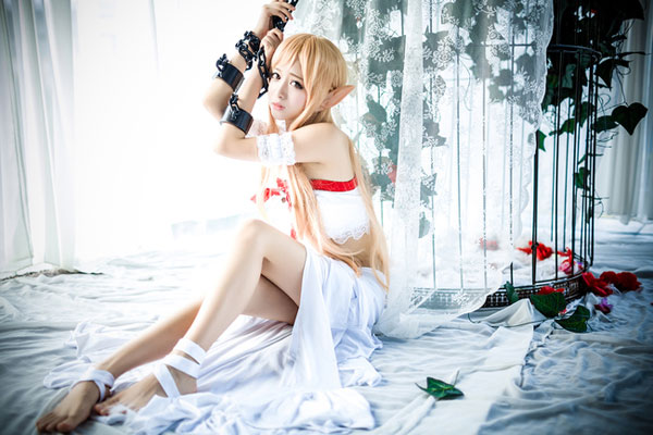 《刀剑神域》亚丝娜绝美COS(10)