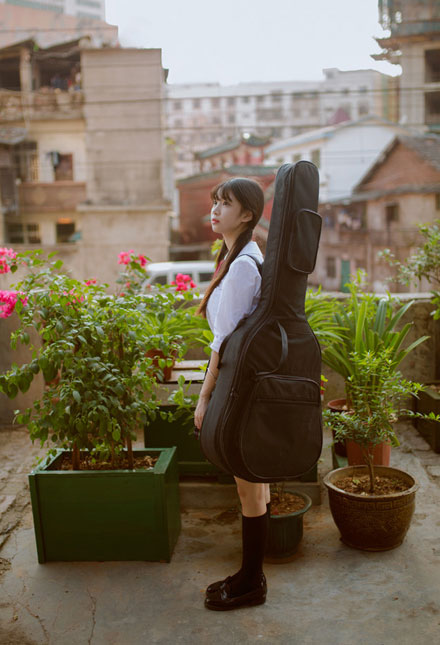 日系制服双马尾少女写真集(21)