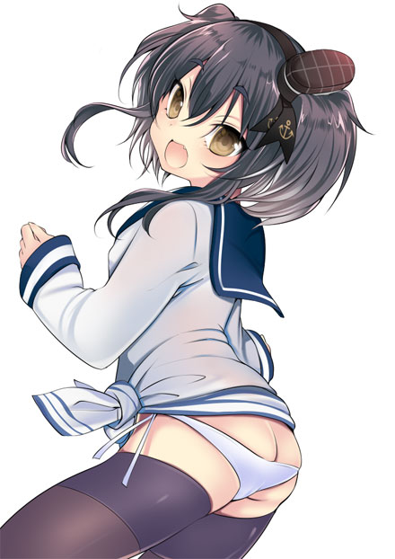 二次元低腰胖次美少女美图集(3)